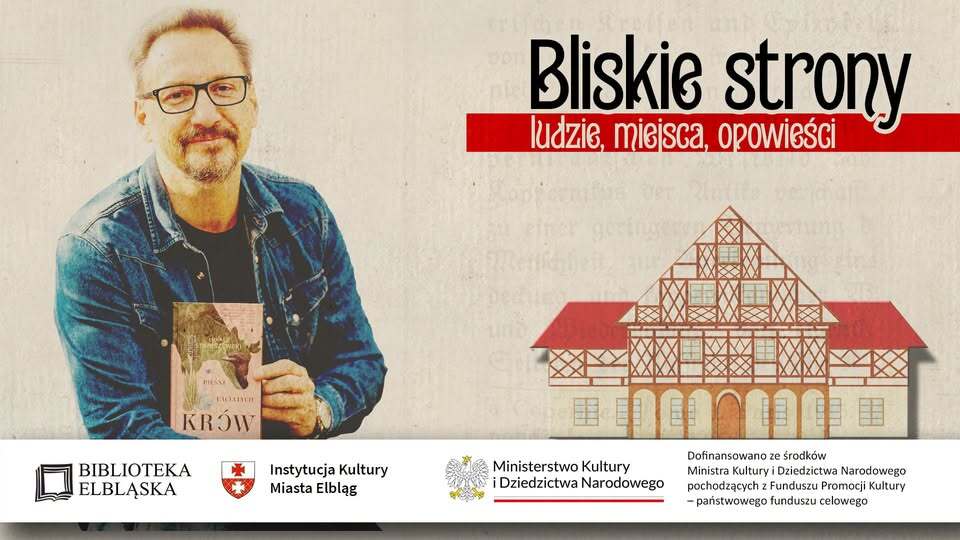 Warmińskie dyduki i apokalipsa: Spotkanie z Łukaszem Staniszewskim, autorem „Pieśni łaciatych krów” w Bibliotece Elbląskiej