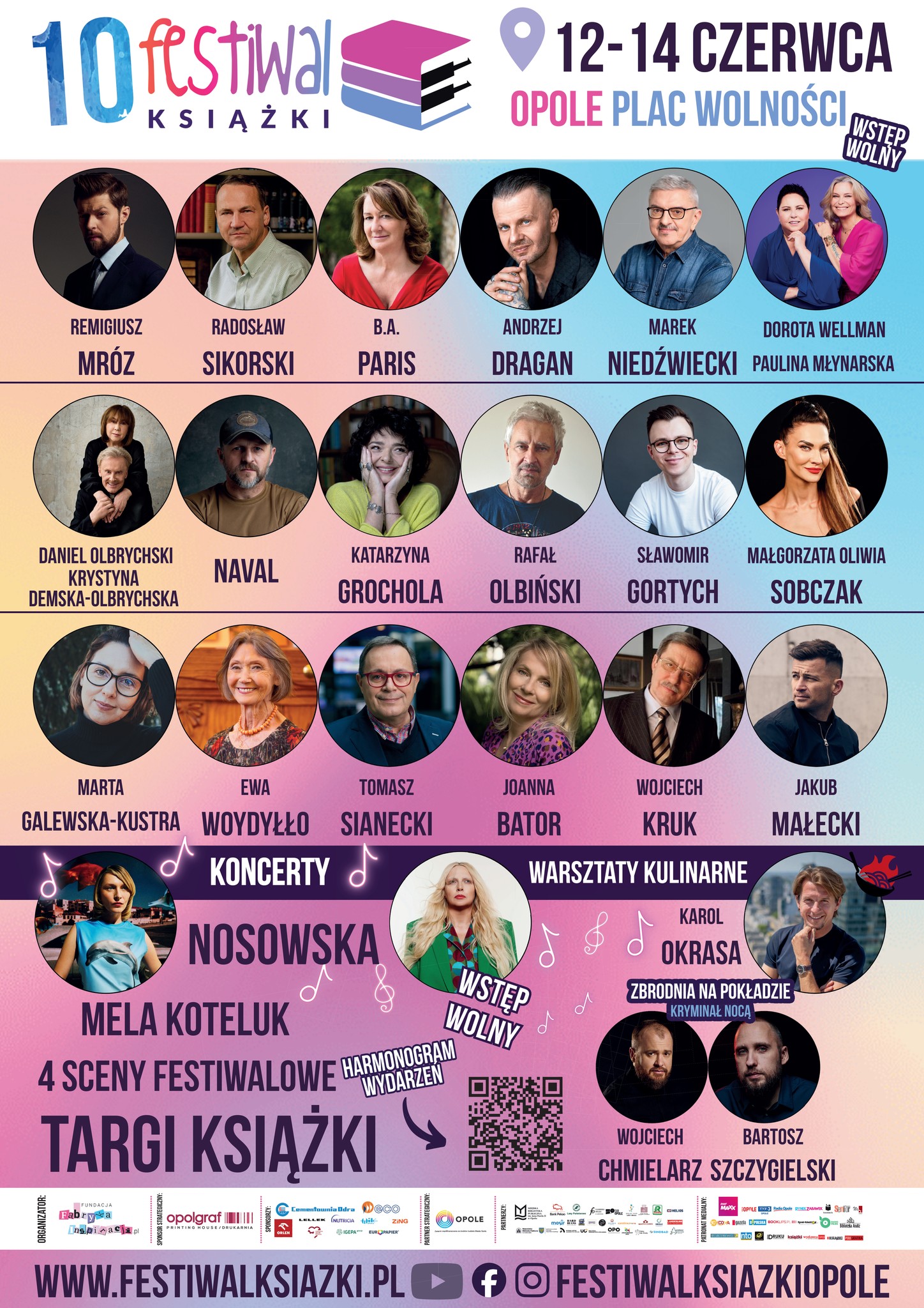 10. Festiwal Książki Opole 2026 – 12-14 czerwca