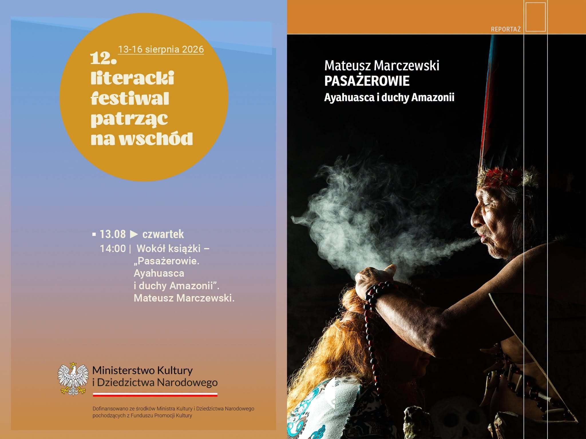 W głąb dżungli i duszy. O nowej książce Mateusza Marczewskiego „Pasażerowie. Ayahuasca i duchy Amazonii