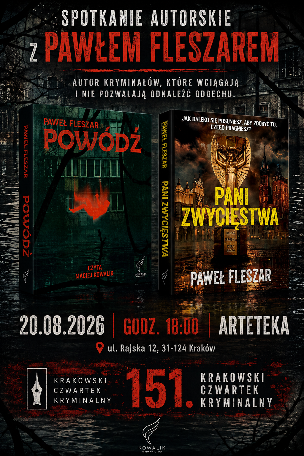 Krakowski Czwartek Kryminalny: Śledztwo z Paulem Fleszarem