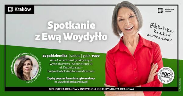 Zdjęcie spotkania: Spotkanie z Ewą Woydyłło: O sile, która jest w nas