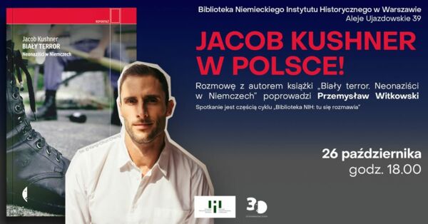 Zdjęcie spotkania: Śledztwo, które obnażyło słabość państwa – spotkanie z autorem „Białego terroru” Jacobem Kushnerem