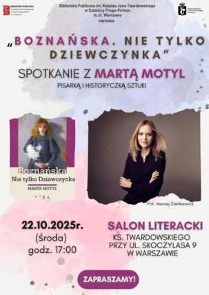 Zdjęcie spotkania: Odkryj nieznane oblicze Olgi Boznańskiej - spotkanie autorskie z Martą Motyl