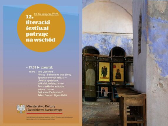 Zdjęcie spotkania: Inny Wschód, wspólne korzenie – spotkanie z Adamem Balcerem i Rigelsem Halilim wokół polsko-bałkańskiego dziedzictwa